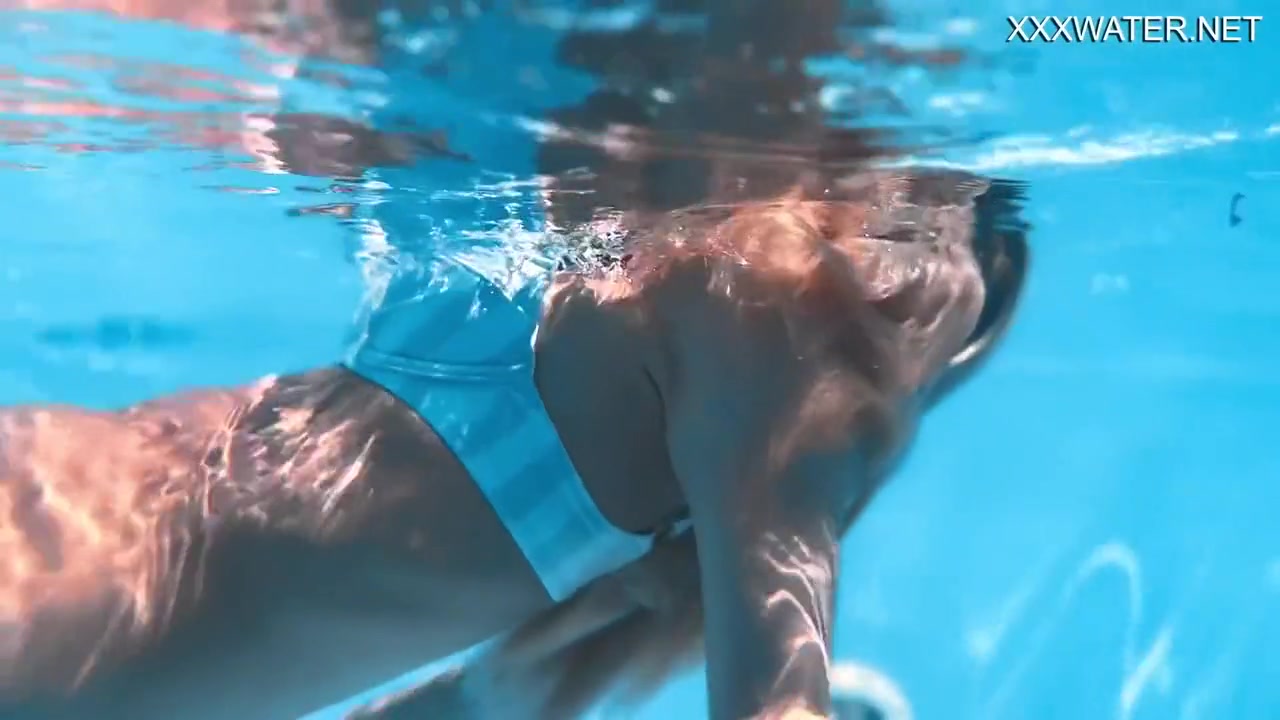 Cinematic Beauty Swims And Strips Showing Her Tight Pussy - Candee Licious