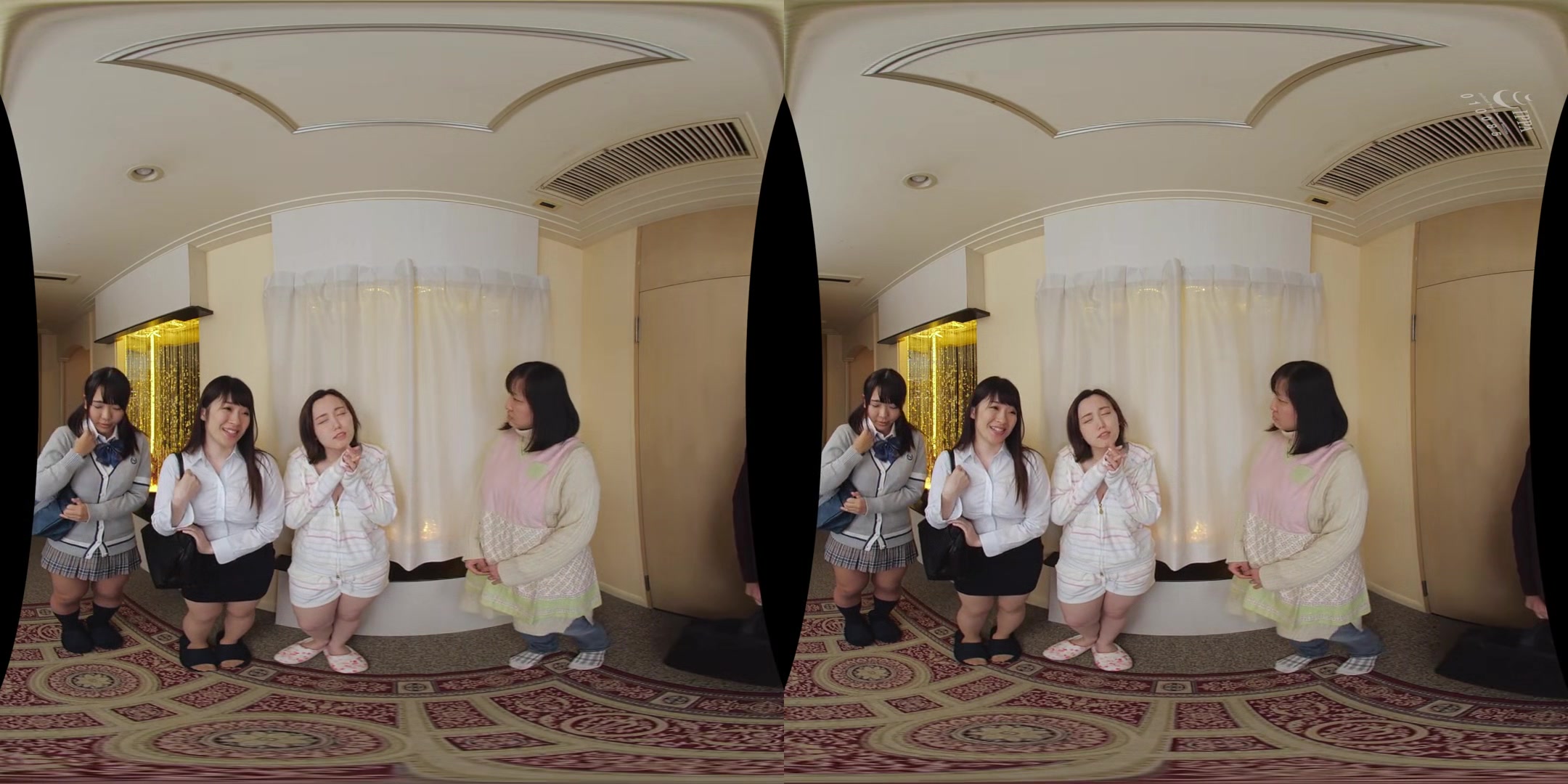 Living with Three Big Tits Stepsisters - Busty JAV Idols Harem
