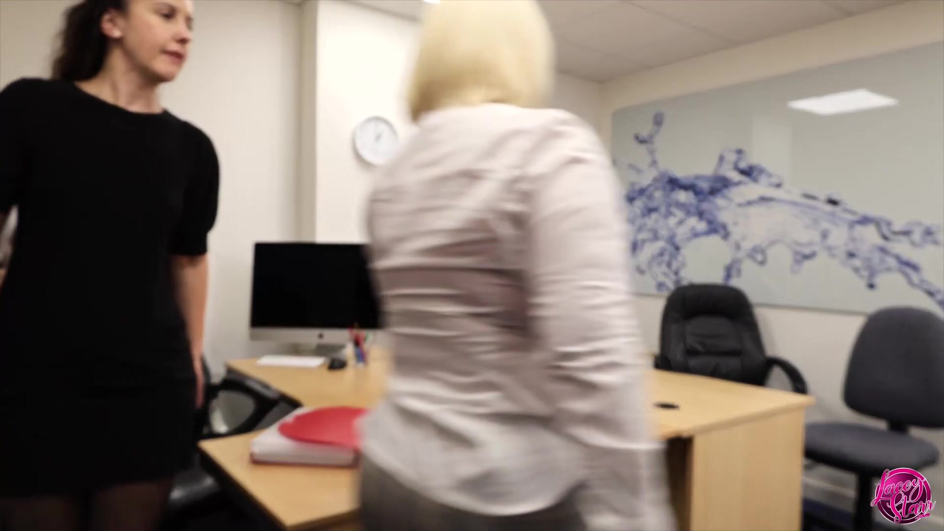 LACEY STARR - Office Lesbain Threesome