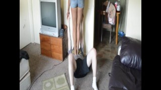 TSM - Coco practices her trampling skills on me