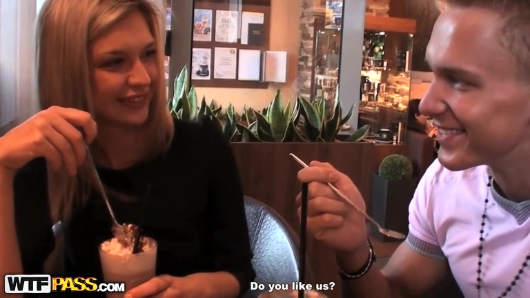 Crazy public fuck video with a gorgeous blondie