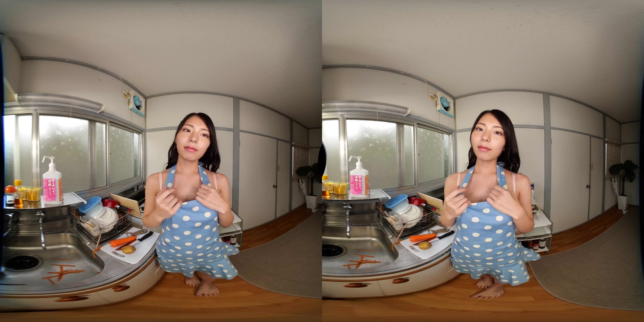 Apartment Days! Chiaki Narumi Act 2; Hot and Sexy JAV Idol as your Virtual Girlfriend in a Non-Nude VR video