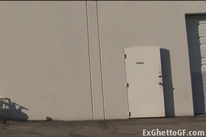 ExGhettoGf: Big black cock cums on ghetto girls face