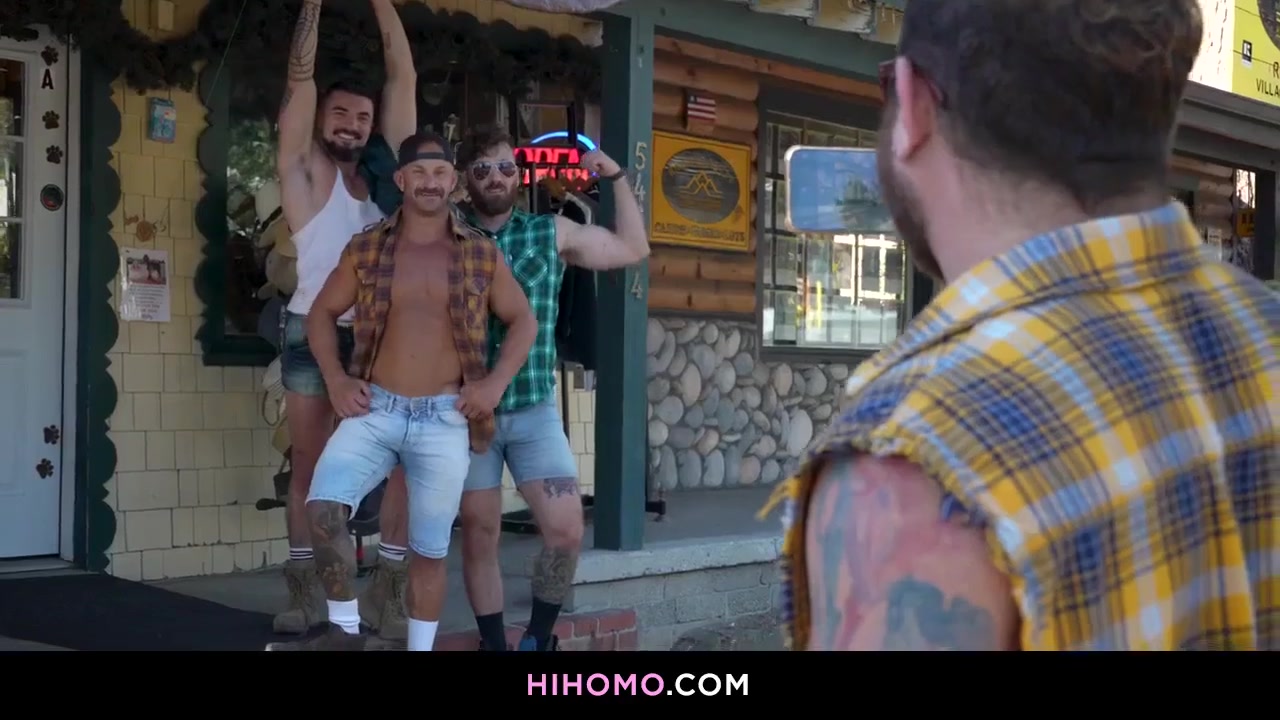 Six-man Double Penetration Group Sex With Bushy Hunks At Hardwood Lodge With Roman Mercury, Riley Mitchel And Baxter James