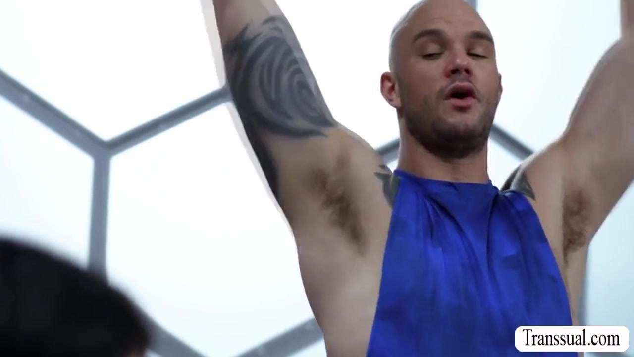 Nasty Big Tits Ts Anal Fucked In The Gym