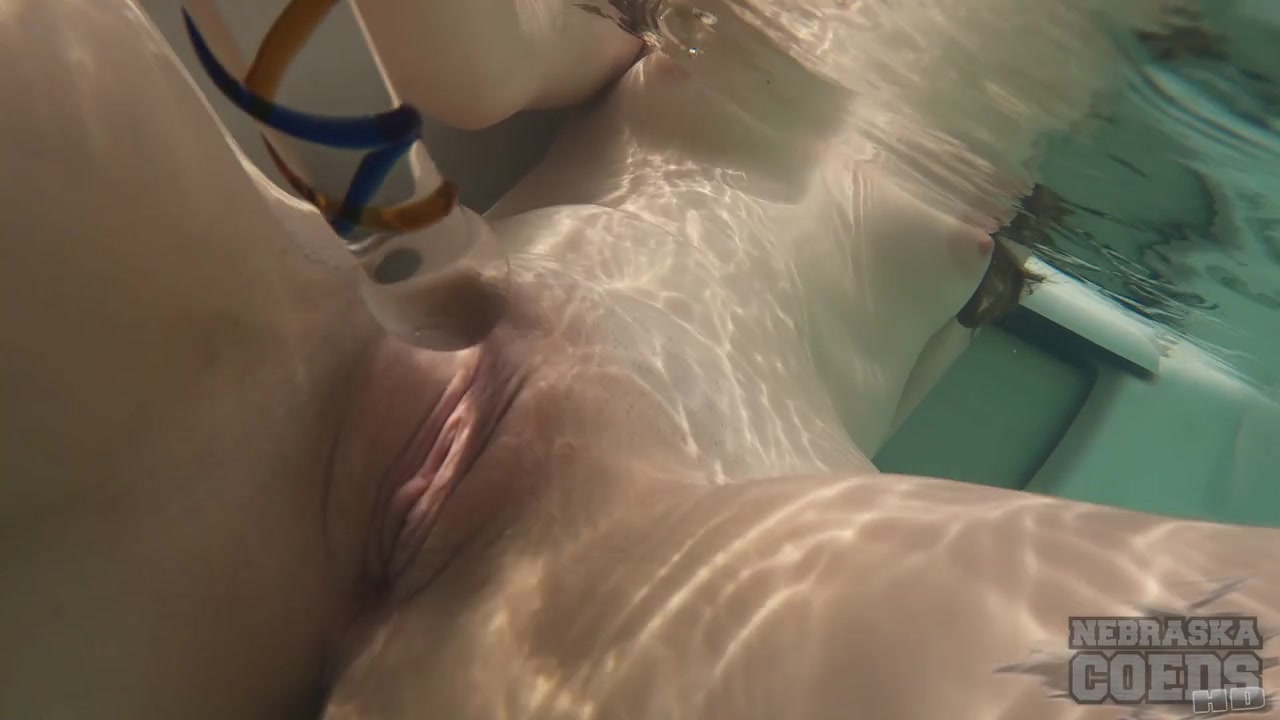 Hot teen 18+ Kapri Smoking Then Underwater Pussy Cam Closeups Of Dildo Play