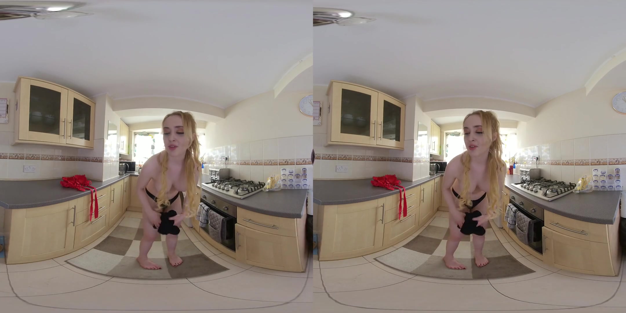 Can't Pay The Rent - Amateur Blonde Blowjob and Stripping