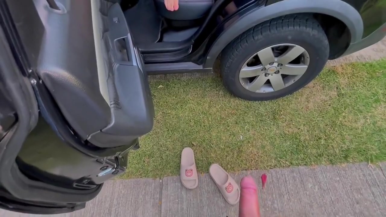 Fucking In A Car! My Best Friend Fucks My Vagina And Cums Inside Me