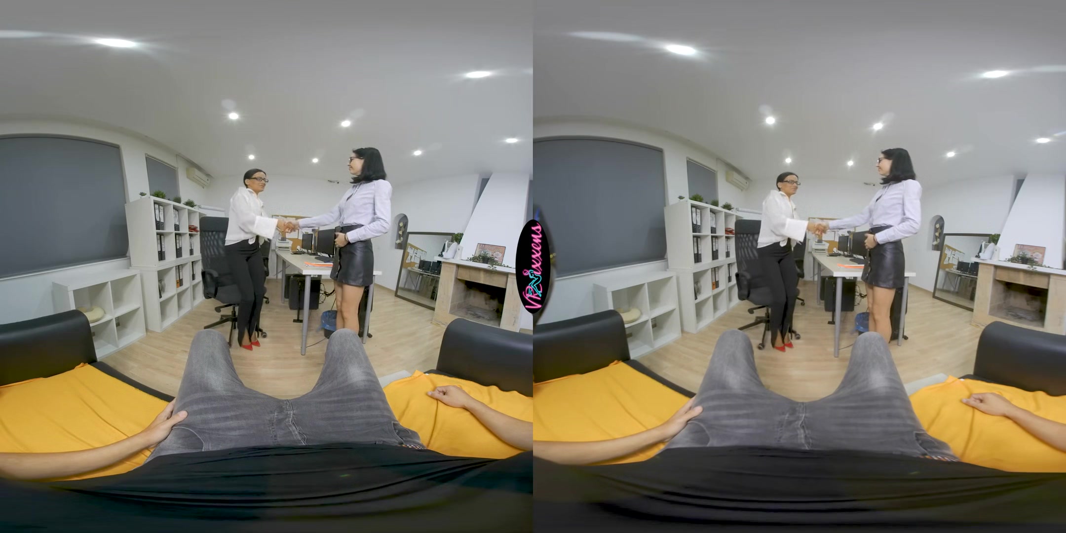 Threesome With The Boss - Office MFF 3Some VR - SexLikeReal