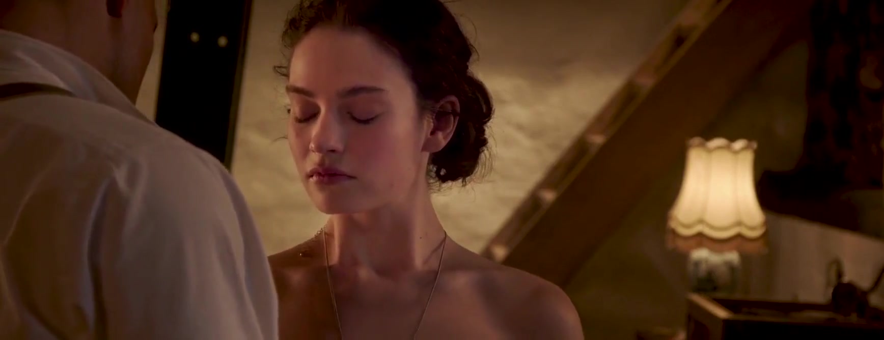 Lily James - Nude - The Exception 2016