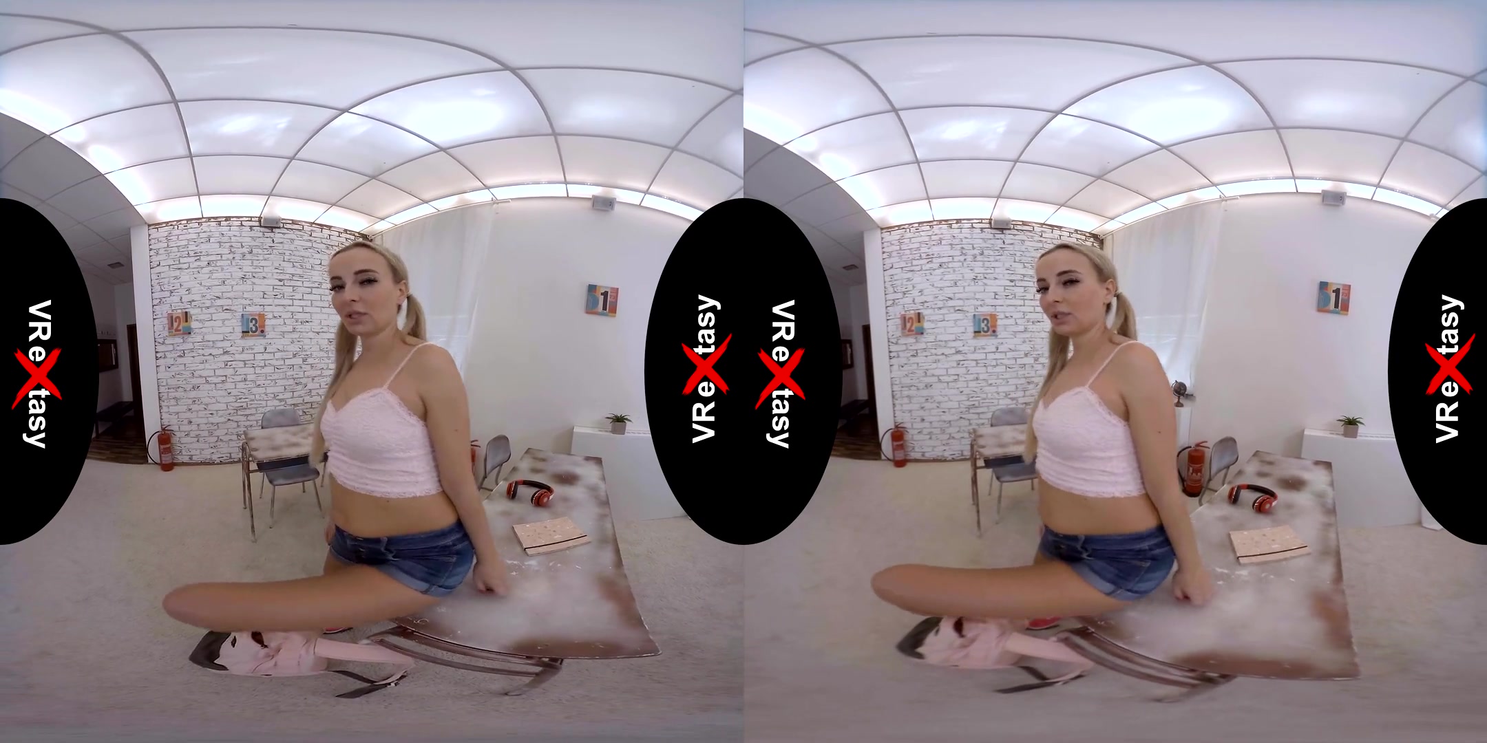 Victoria Pure - Solo; Adorable Blonde Babe Solo Masturbation