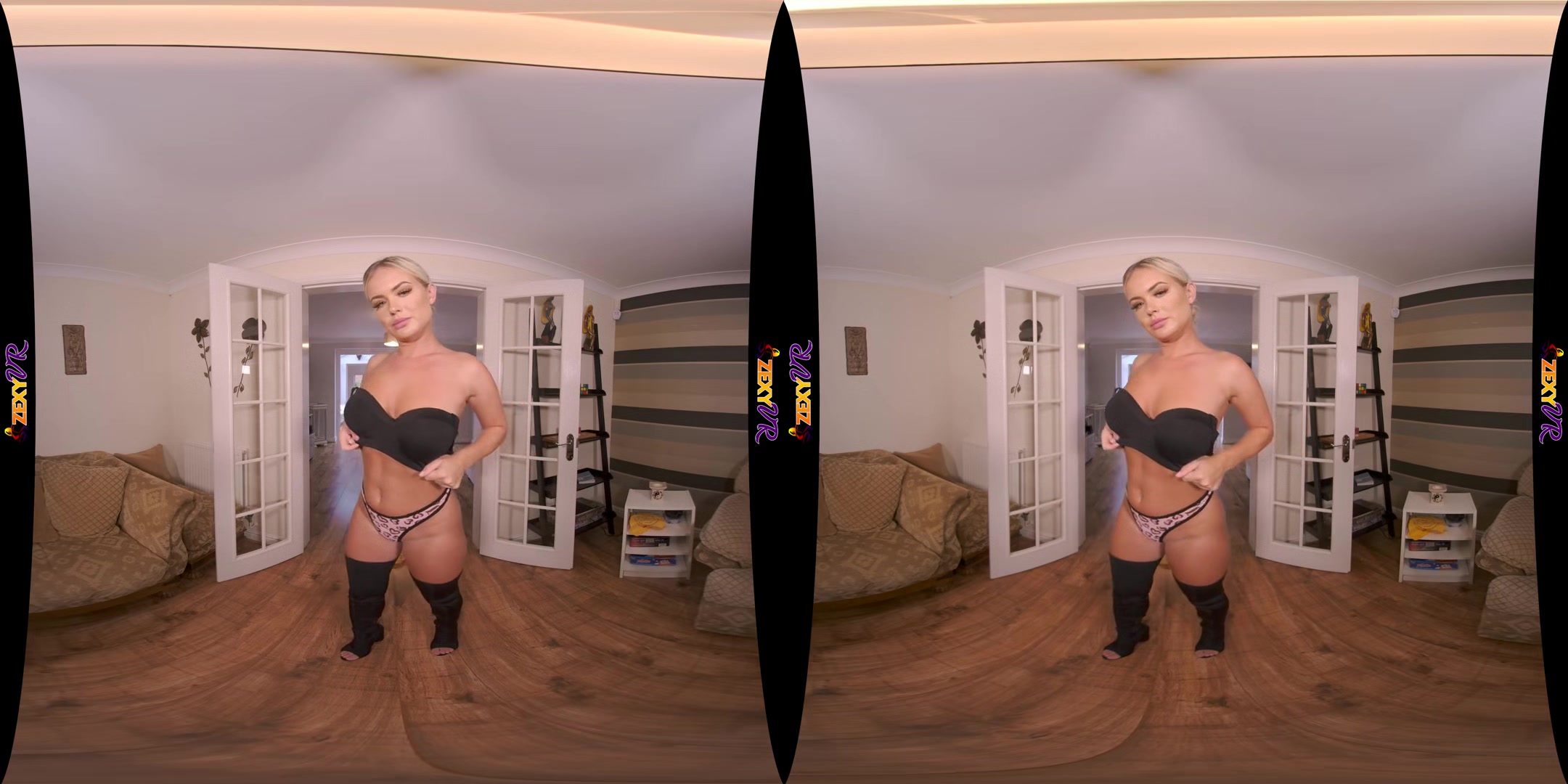 After Work Fun - Big Tits Babe Sexy Striptease HD VR