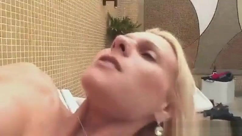 Busty blonde shemale babe getting fucked in the ass