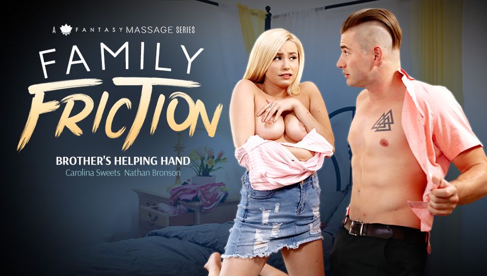 Carolina Sweets & Nathan Bronson in Family Friction 1 - Step brother's Helping Hand, Scene #01 - FantasyMassage