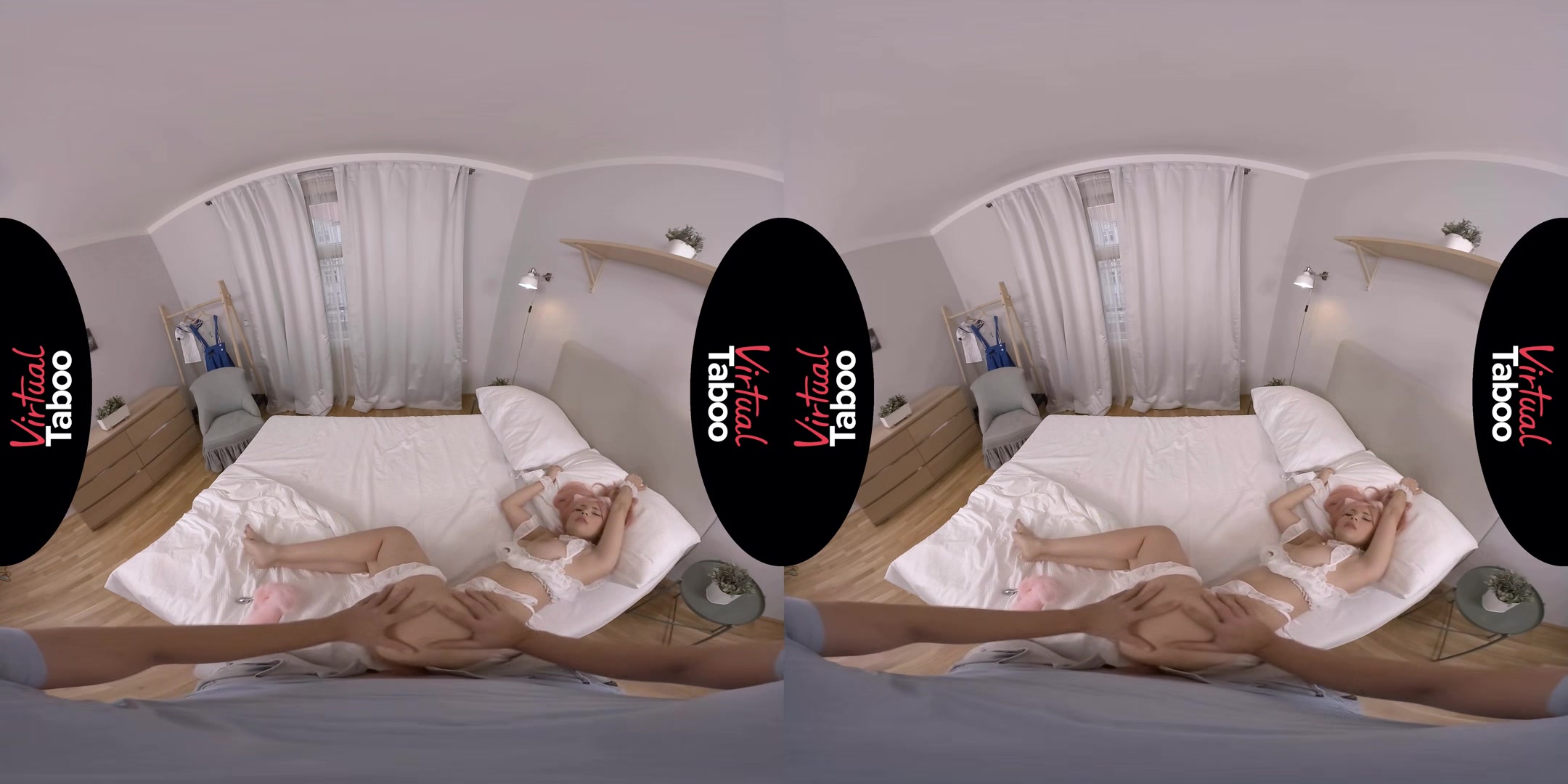 Natasha Teen VR Porn: My Ass Hurts. Was It You Daddy? - VirtualTaboo