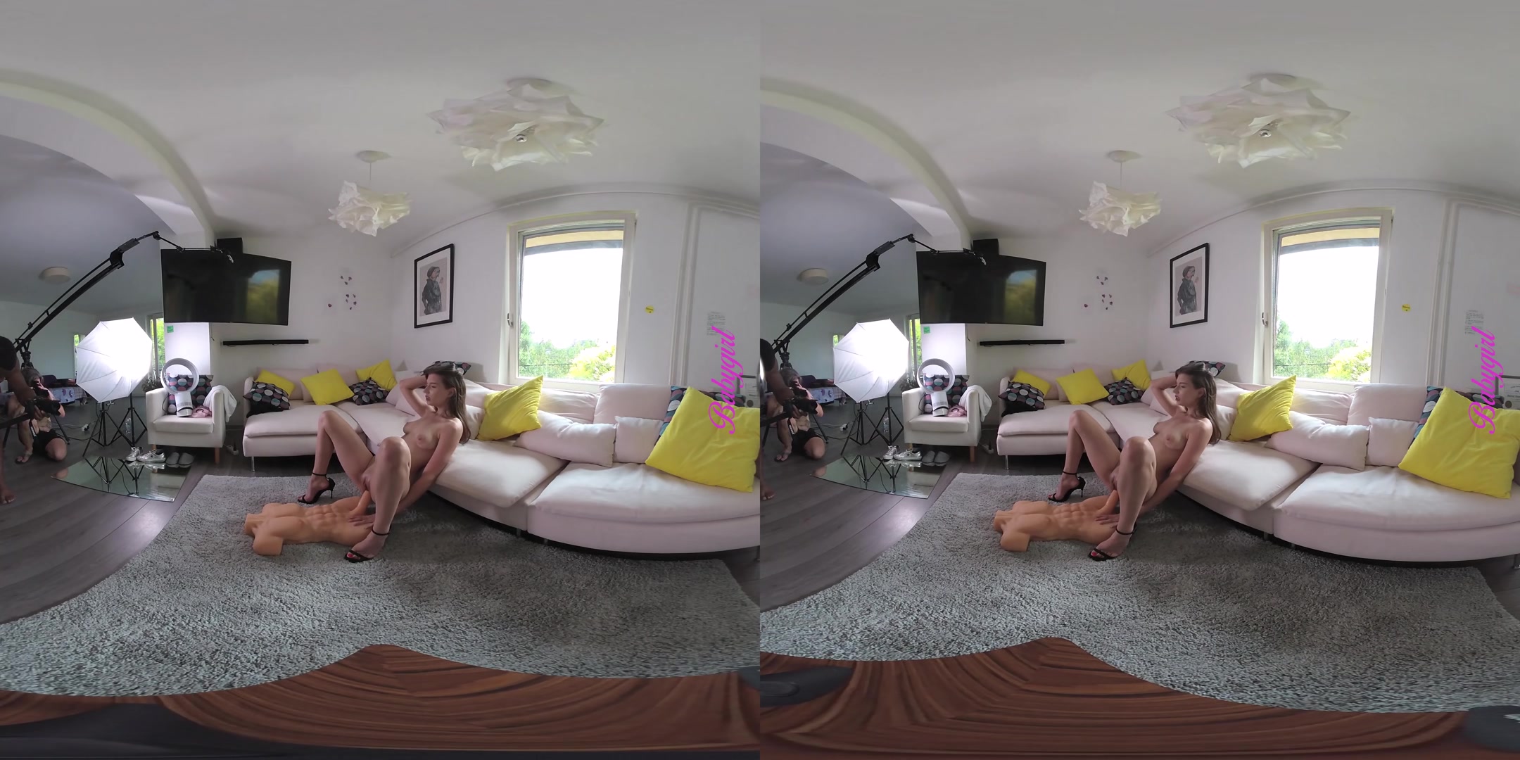 Her First Porn Shooting Backstage - perVRt