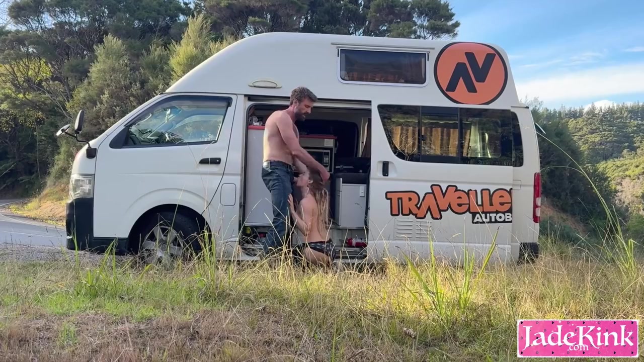 Picked Sexy Slut From Streets In A Van And Fucked Her Roadside In Public