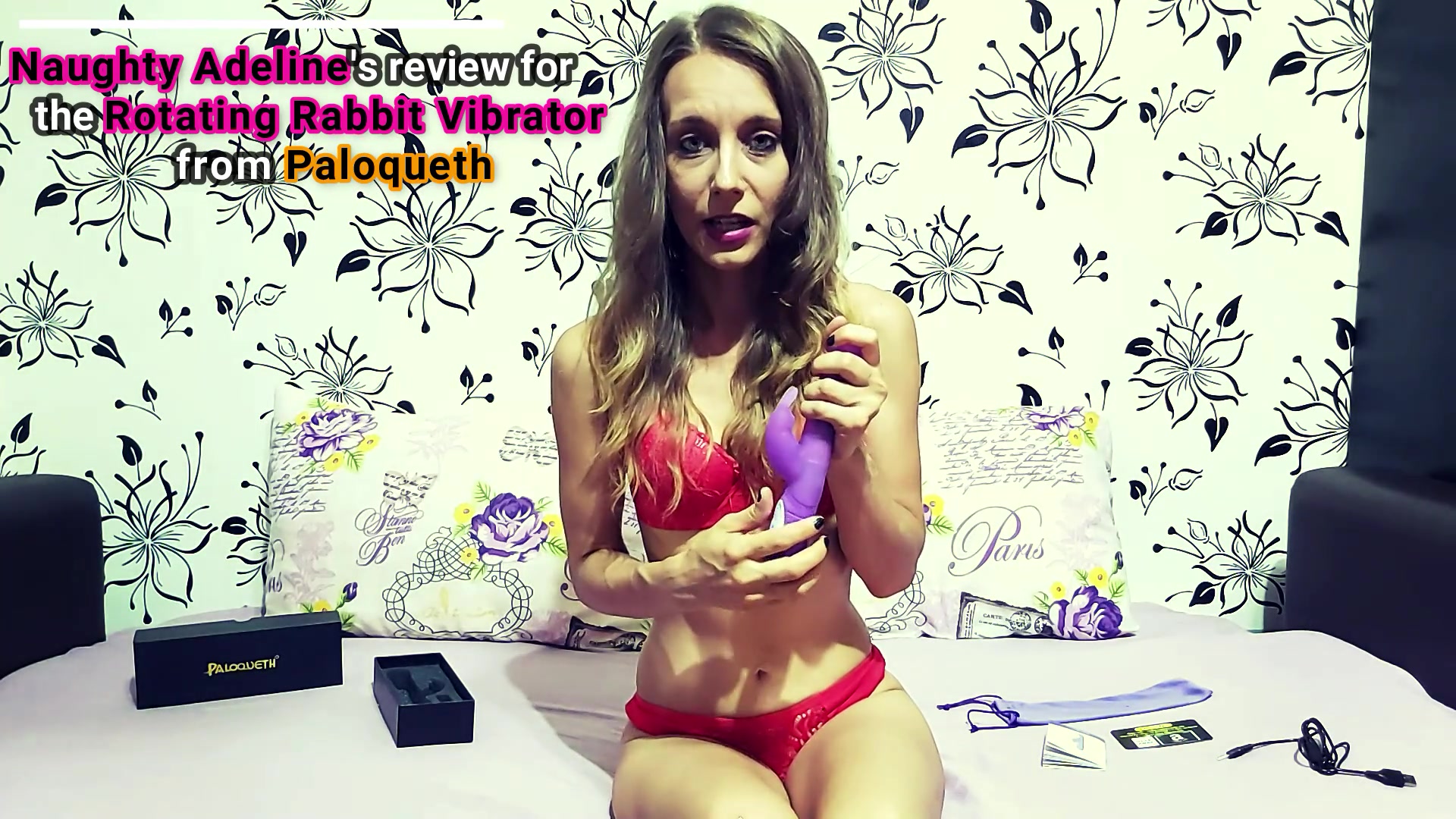 Review Rotating Rabbit Vibrator From Paloqueth Nsfw - Sex Movies Featuring Naughty Adeline