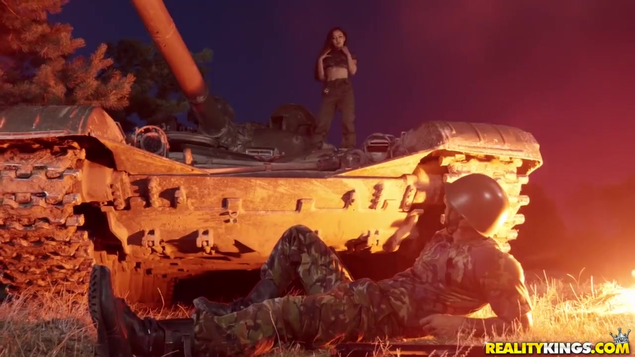 Horny Soldier Fucked After The Battle With Rae Lil Black And Ennio Guardi