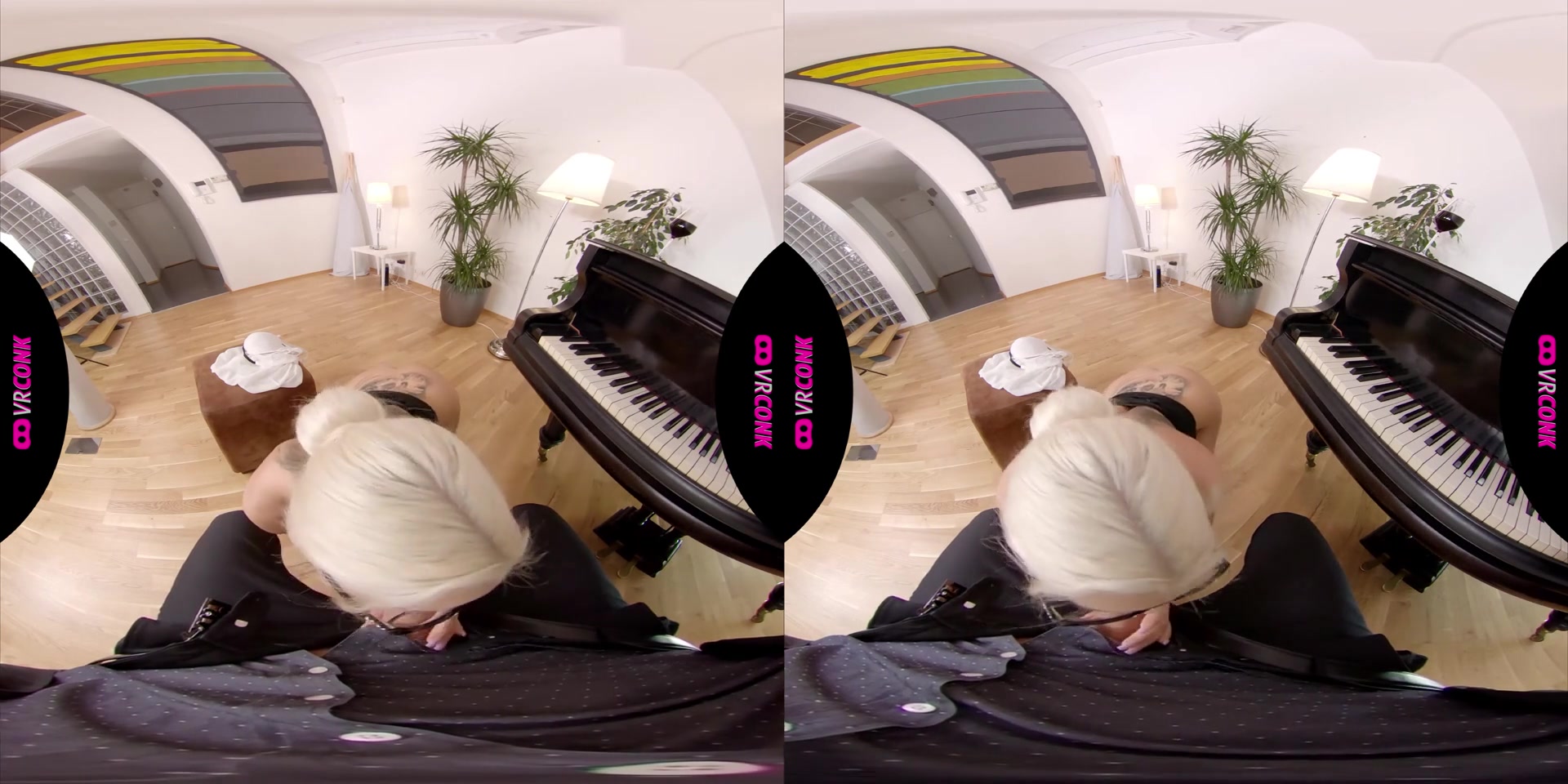 Blanche Bradburry in Remember That Piano - VR Porn Video - VRConk