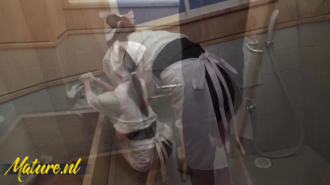 Skinny Japanese Maid Loves Cleaning A Toyboys Place And Getting Some Dick After
