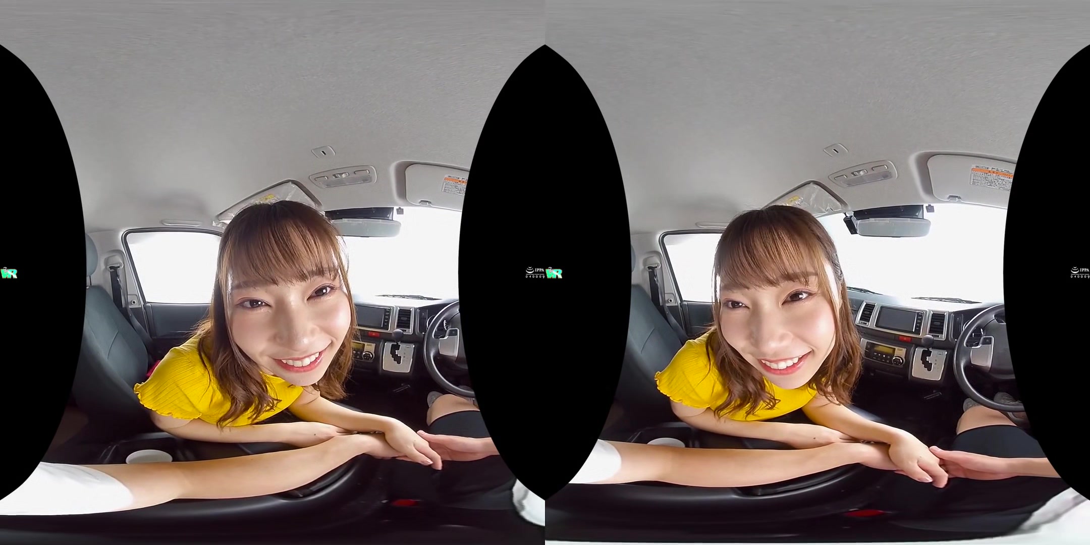 Sweaty and Busty Post-Vacation Car Sex