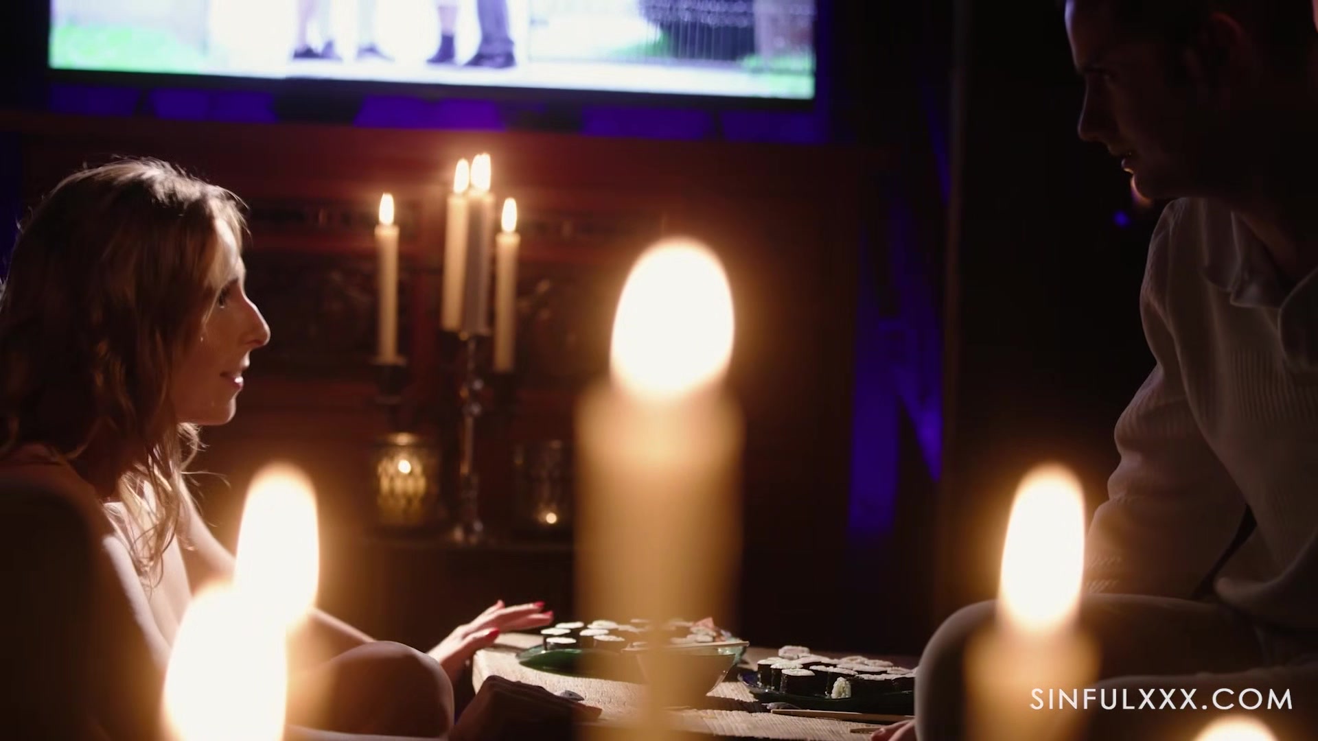 Couple gets Interrupted on their Date Night by Next Door Neighbors at SinfulXXX
