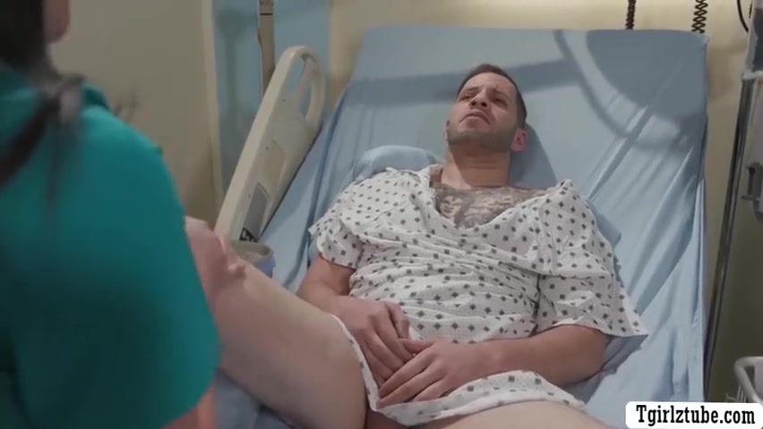 Lucky Patient Got His Dick Sucked By Hot Ts Nurse - Kasey Kei