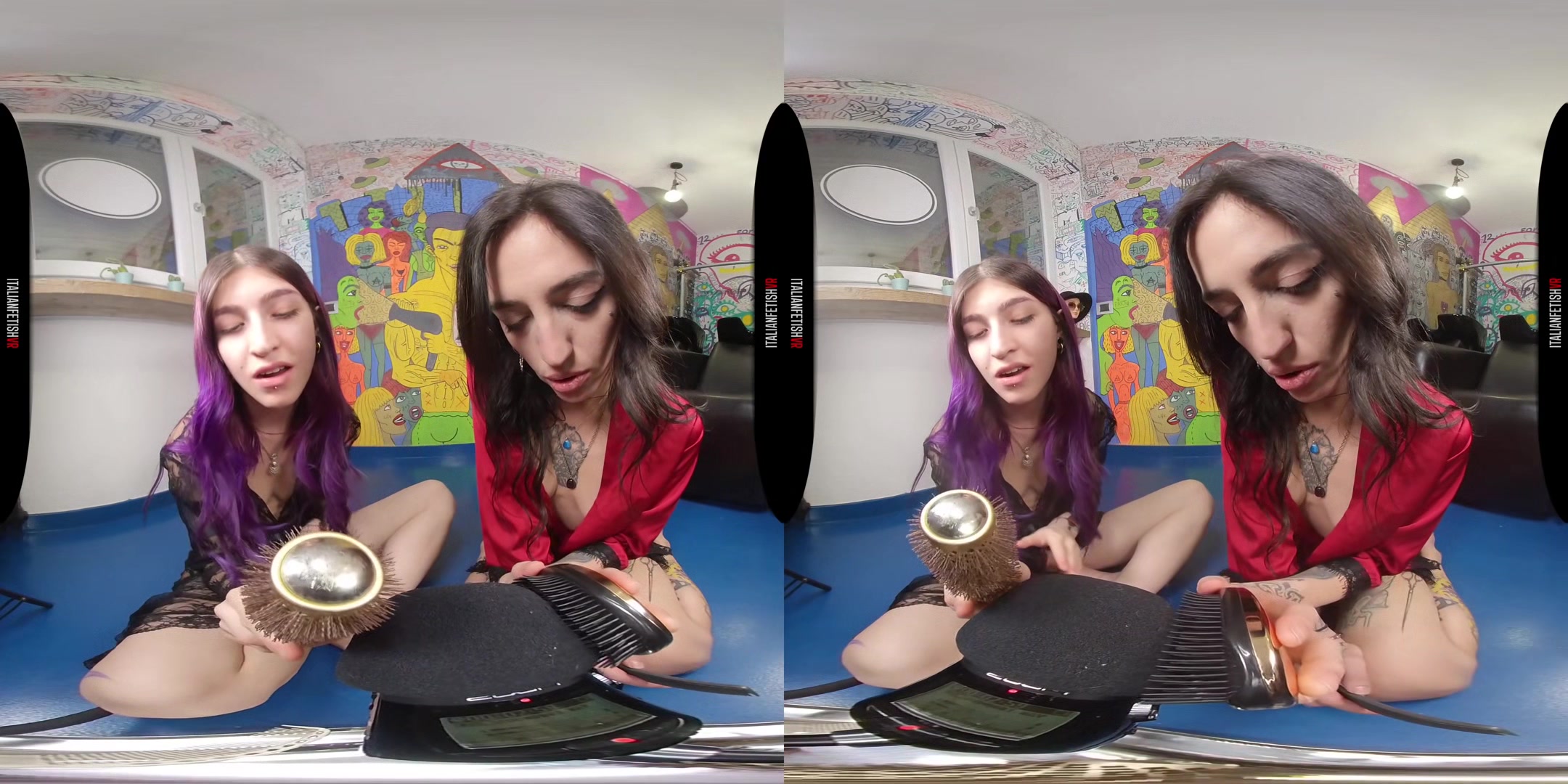 Sexy Girls Play With Asmr - Italianfetishvr