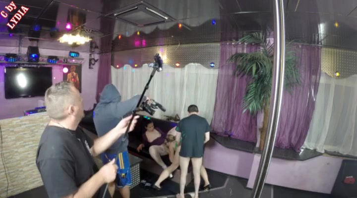 Making Of - Threesome In Village Disco