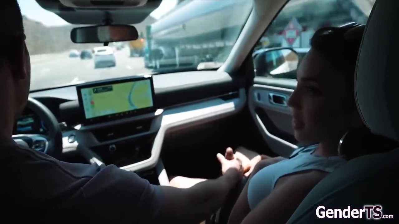 Tgirl Jerked Off On The Road - Kasey Kei And Derek Kage