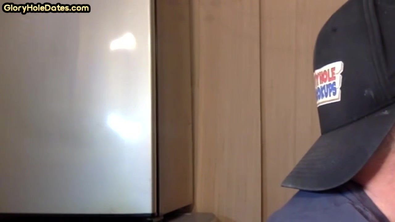 Homemade gloryhole DILF sucks cock at home in closeup scene