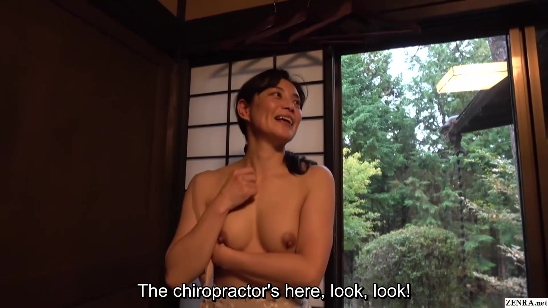 Beautiful Japanese MILF striptease in front of audience