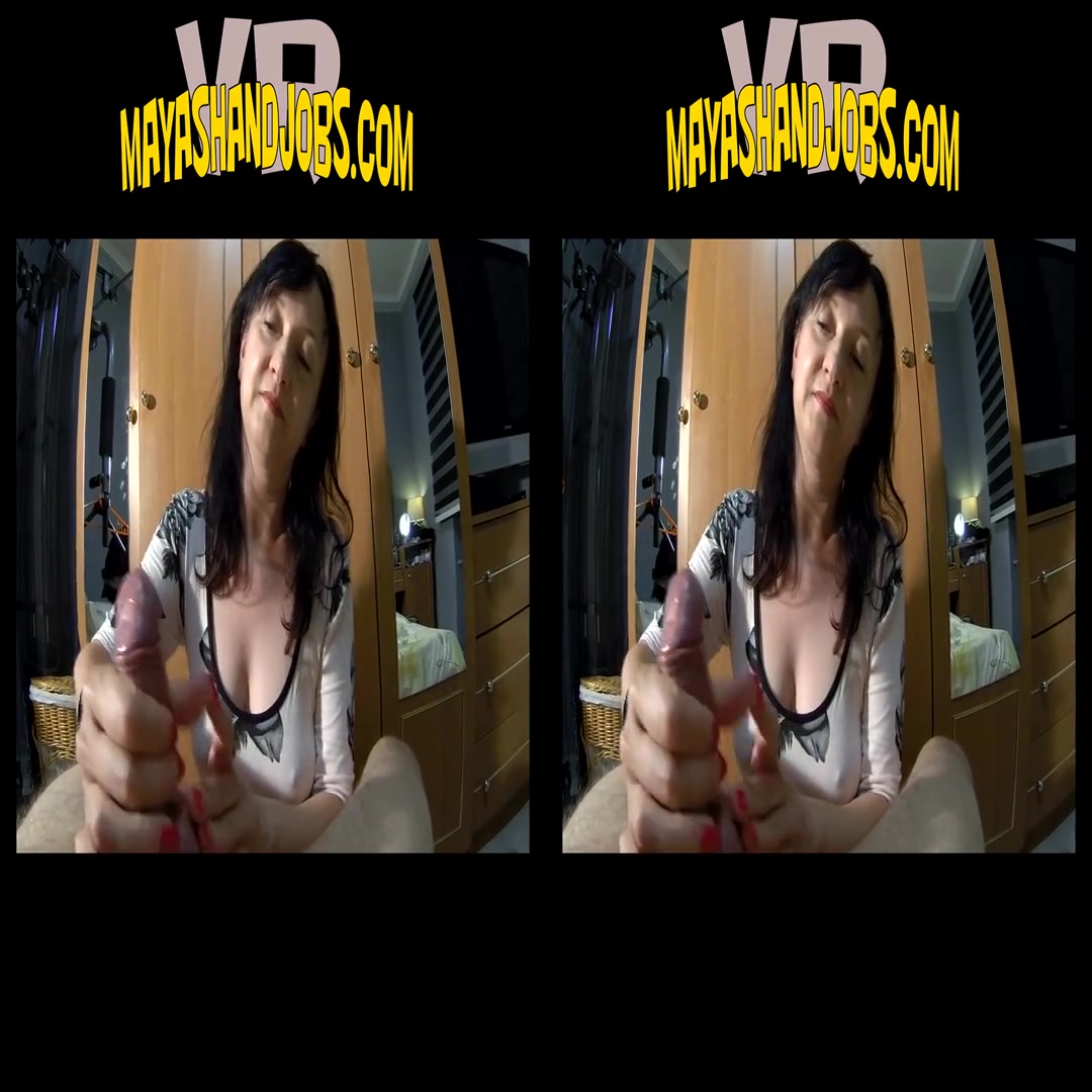 Maya in Cock And Balls Fun With 2 Cumshots - MayasHandjobsVR