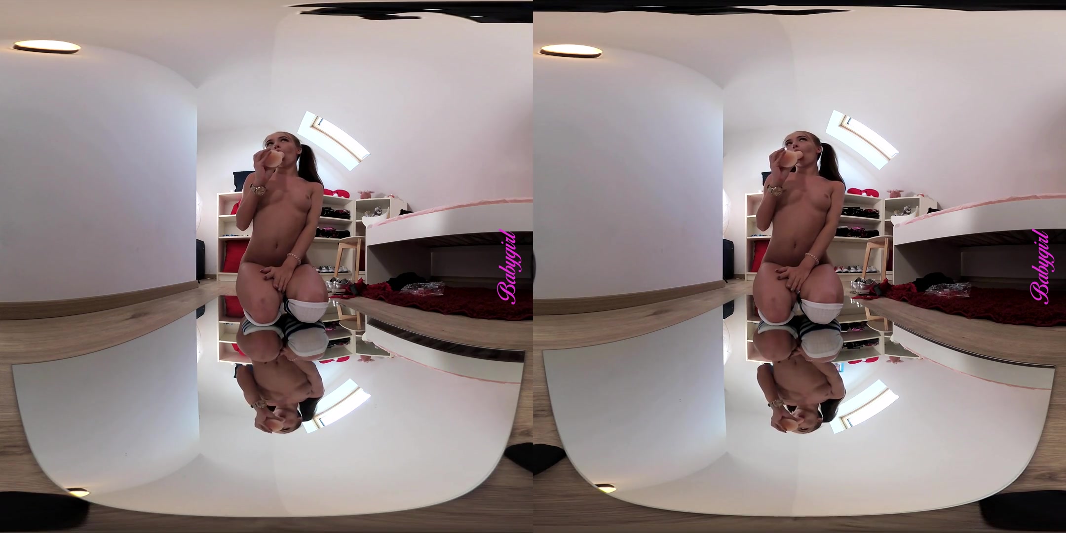 Nata Ocean in Tiny Cosmic Cheerleader - Mirror - perVRt