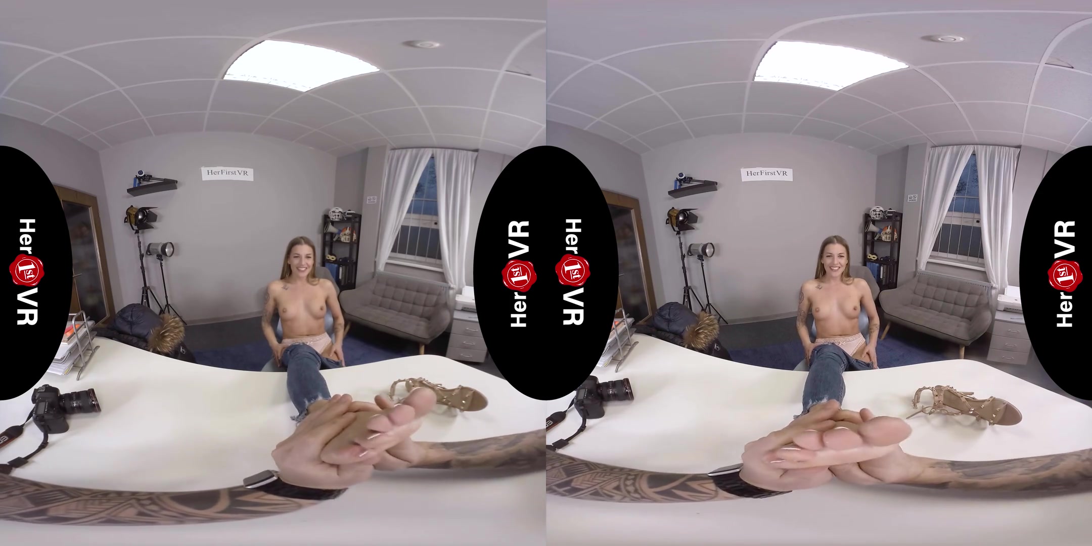 Silvia Dellai - VR Casting; Cute Shy Blonde Babe Amateur VR