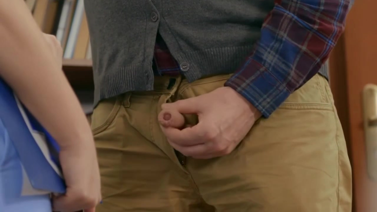 sneaky senior semen sampling shoe-sniffer