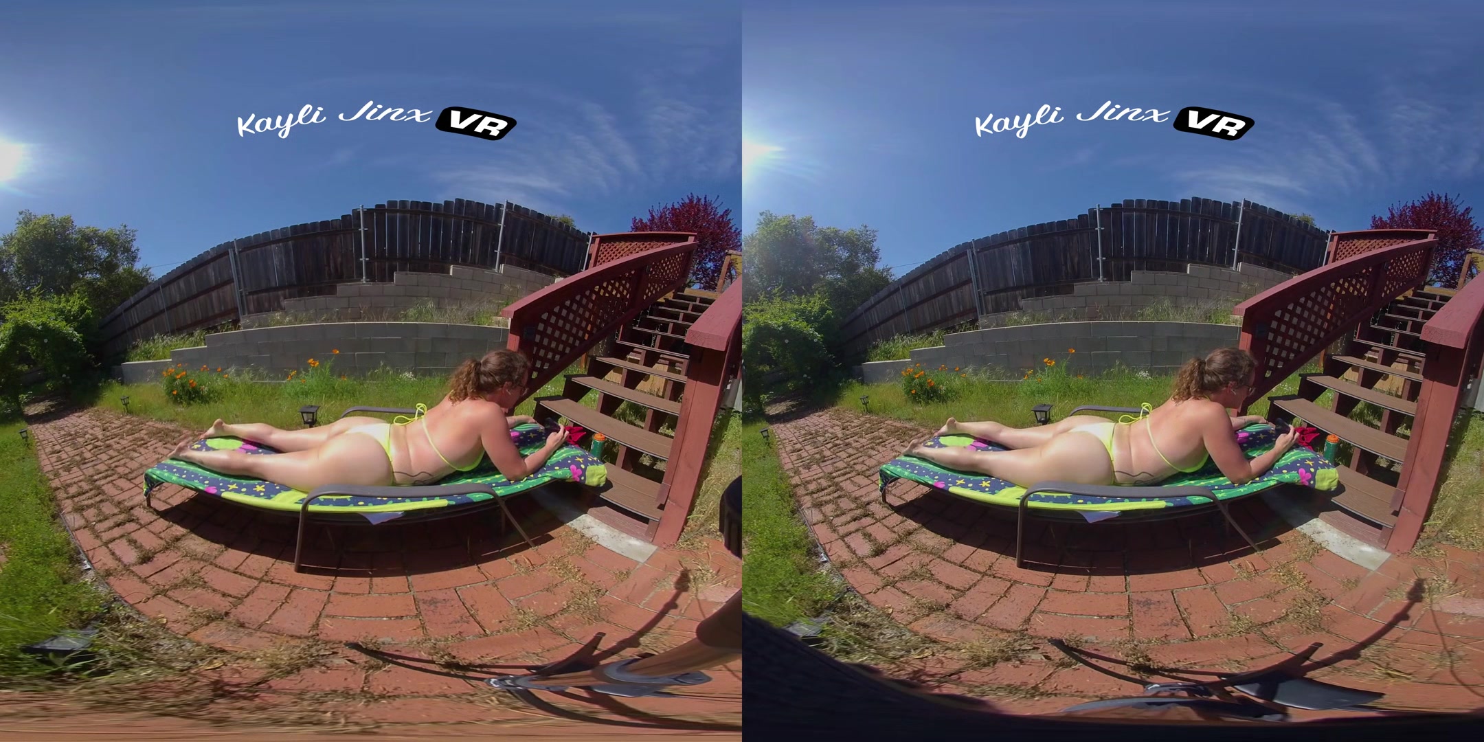 Sunbathing In My Neon Bikini