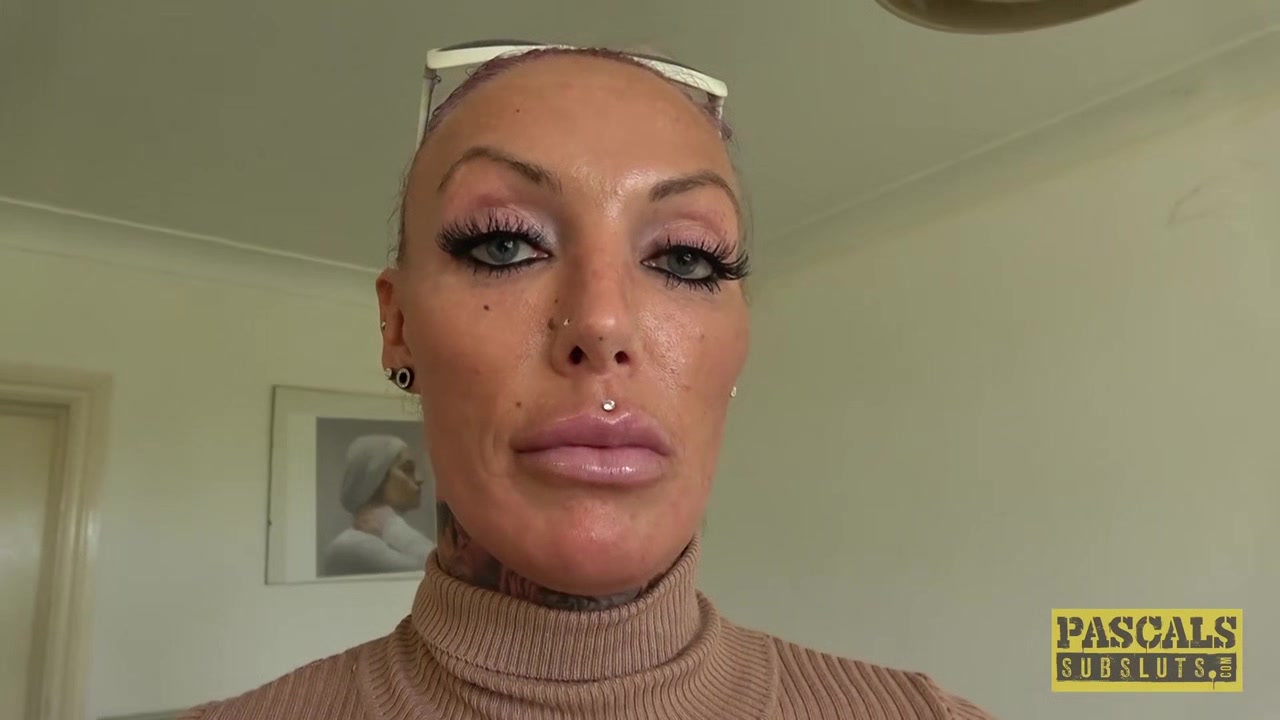 Lascivious subslut Brooke Jameson dominated and fed cum