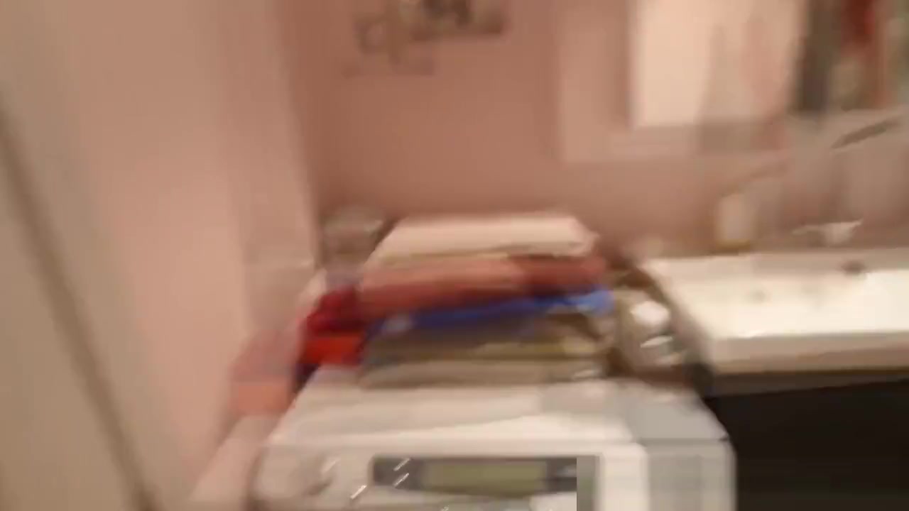 Sexy Blonde Stepsis Sucking in Bathroom