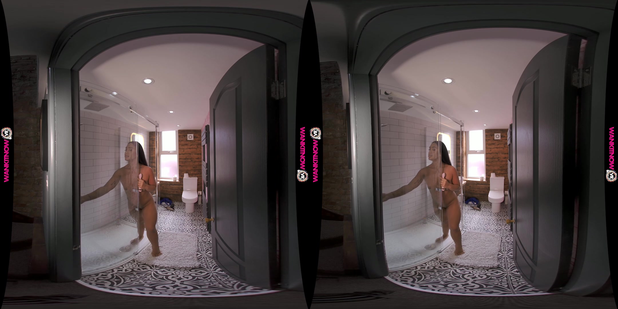 Shower featuring Hannah Shaw - WankitNowVR