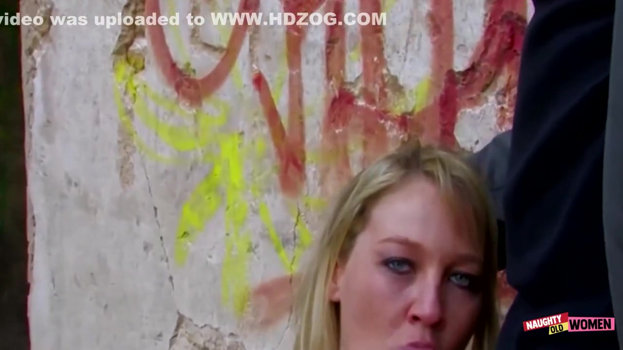 Older Blonde Gal Meets Up With Her Lover Out In The Woods For Dirty Sex