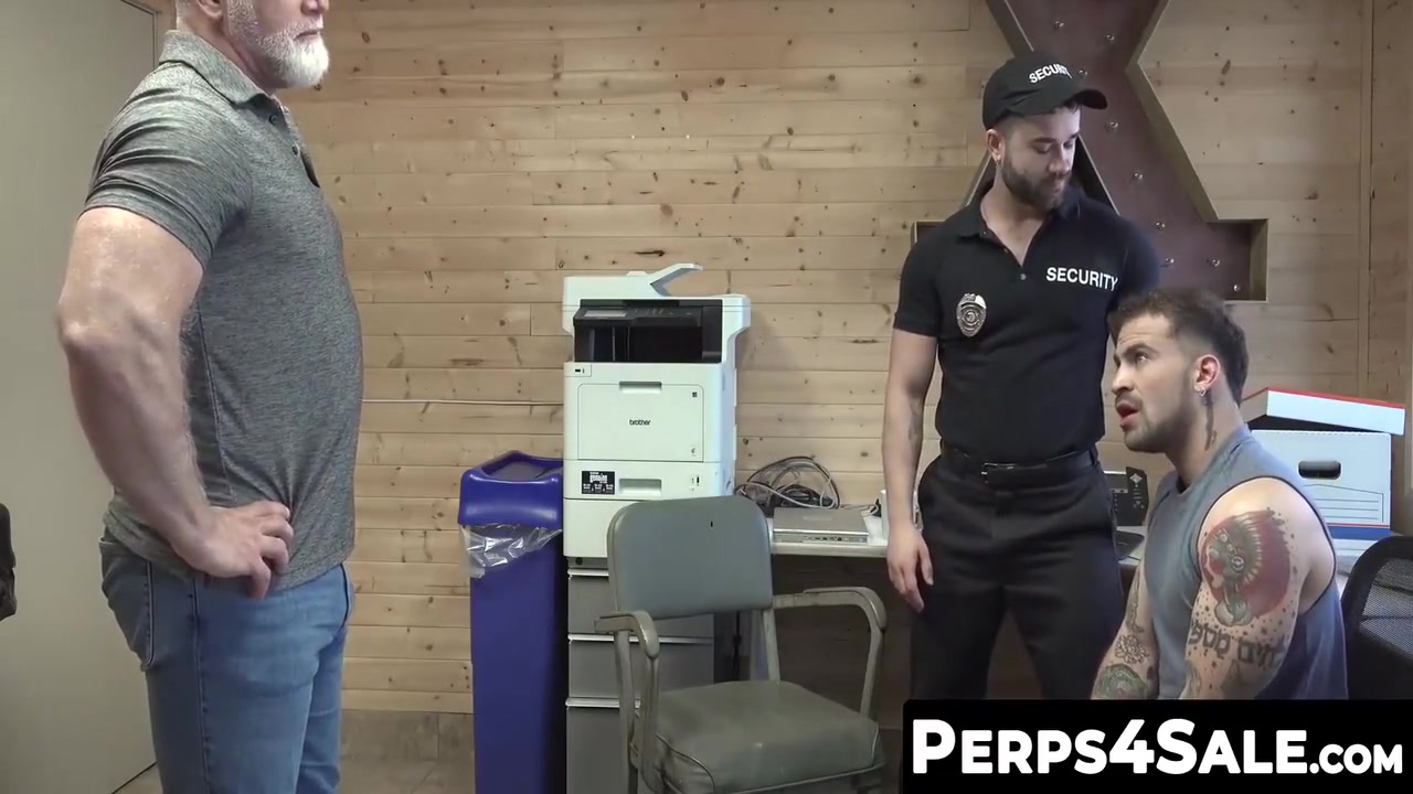 Perps4sale Perp Keith Foxxx Devours The Muscled Officer And His Hairy Stepdads Huge Dicks 8 Min