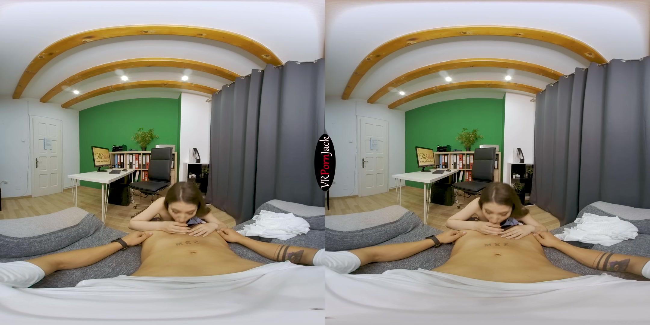 At the Office - Visit from my BF - VRpornjack
