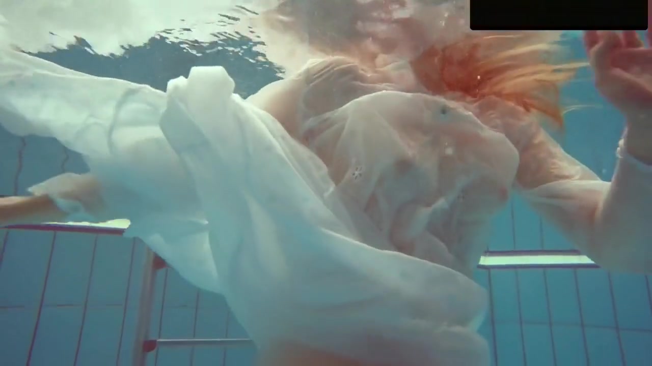 Redhead Diana Hot And Horny In A White Dress