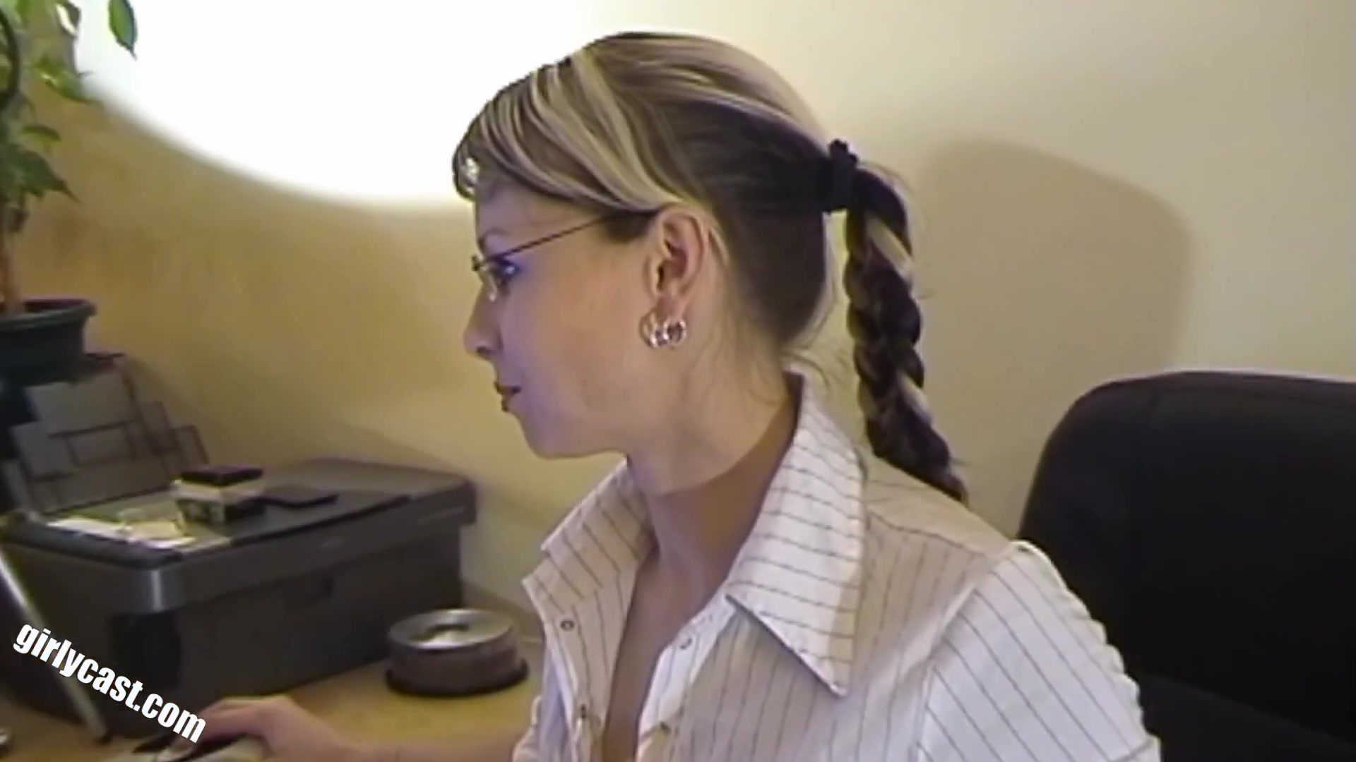 Nina - Home Made Secretary Role Play