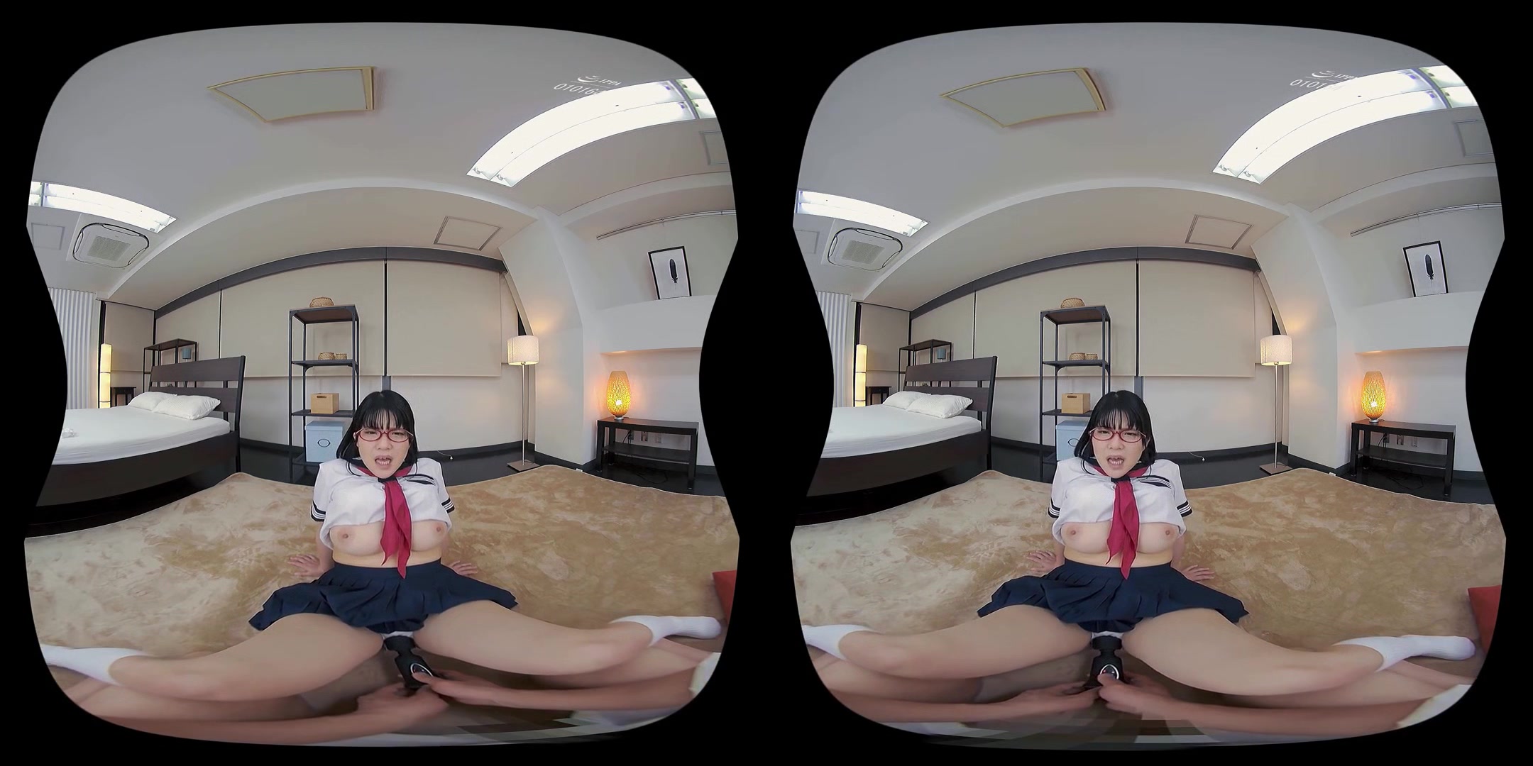Big Tits & Big Ass Stepsister Wants to be a Slut but She Can't Handle her Stepbrother's Big Cock; Busty Japanese Schoolgirl Hardcore POV VR JAV
