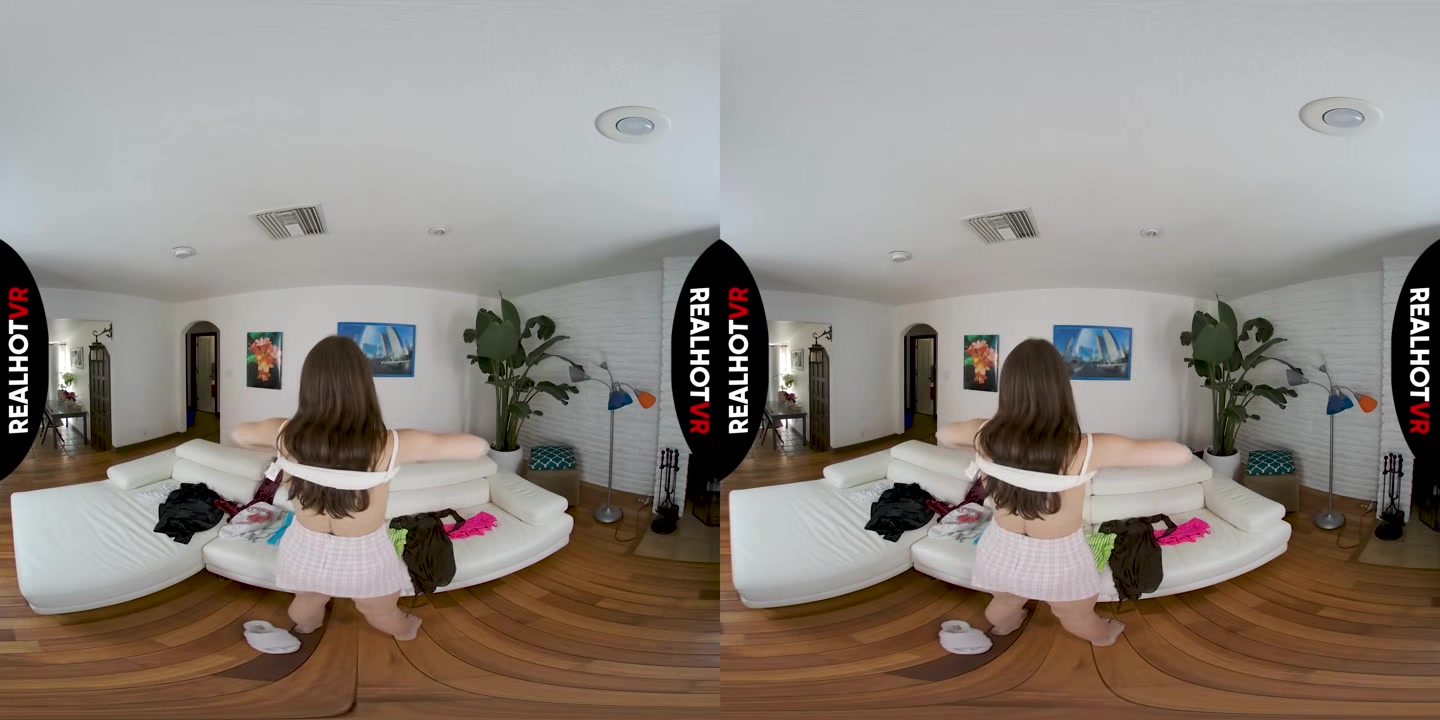 Masturbate To My Teen Tits While I Try On Sexy Cocktail Dresses & Tight Short Shorts - RealHotVR