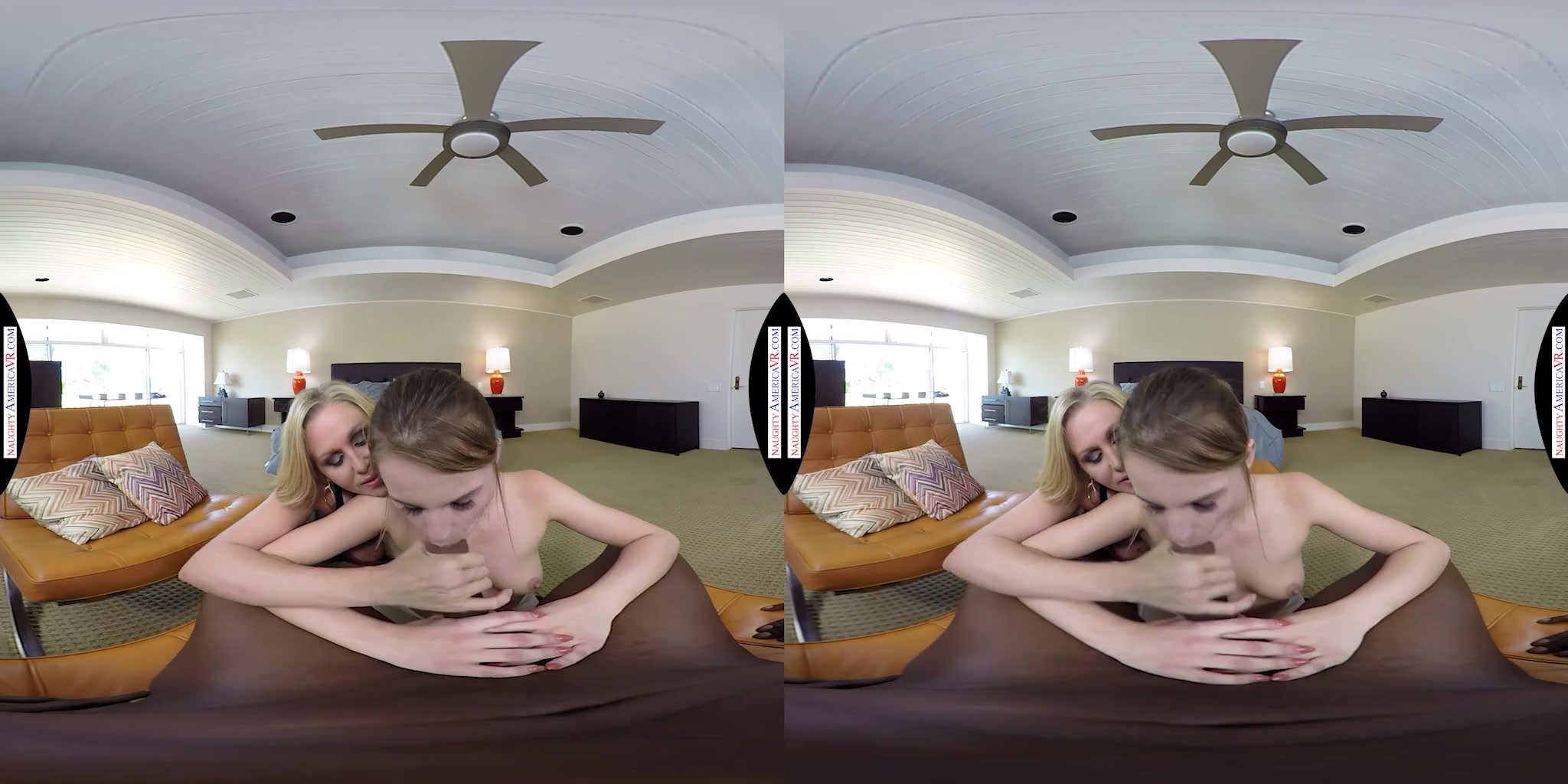 Sexy professor Julia Ann shows her student 18+ Jillian Janson how to fuck a BIG dick