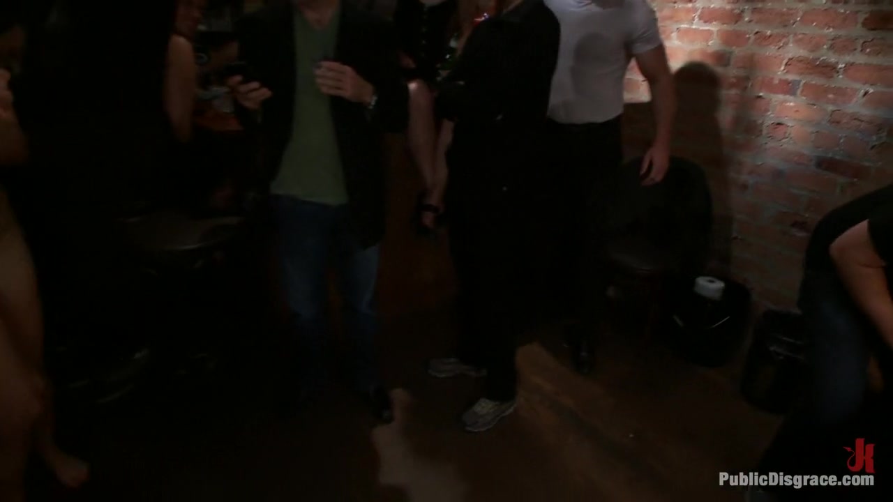 Lorelei Lee mops the floor with her plaything while the crowd applauds